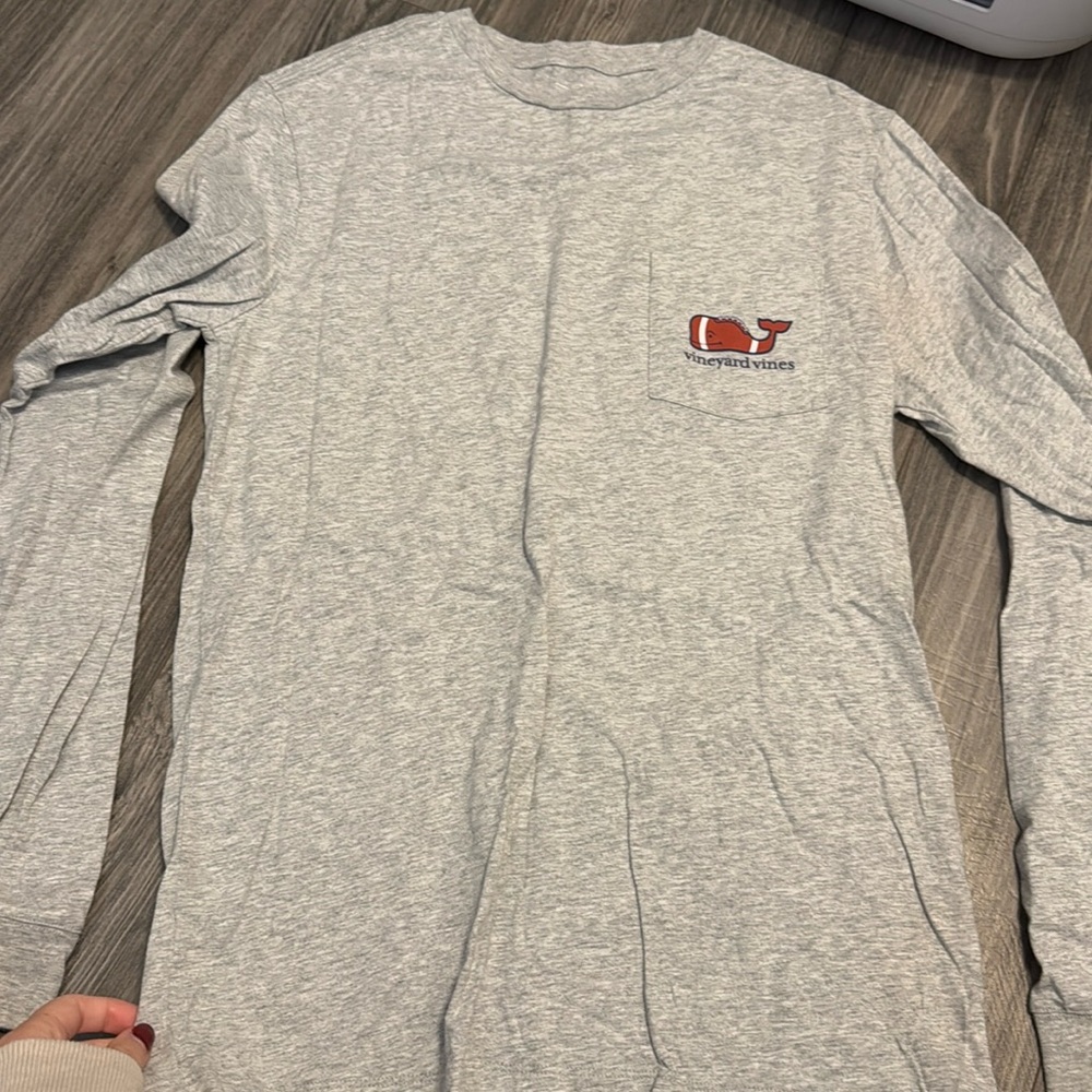 Vineyard vines football tee